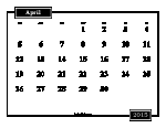Printable April 2015 Calendar