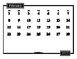 Printable February 2015 Calendar