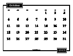 Printable October 2015 Calendar
